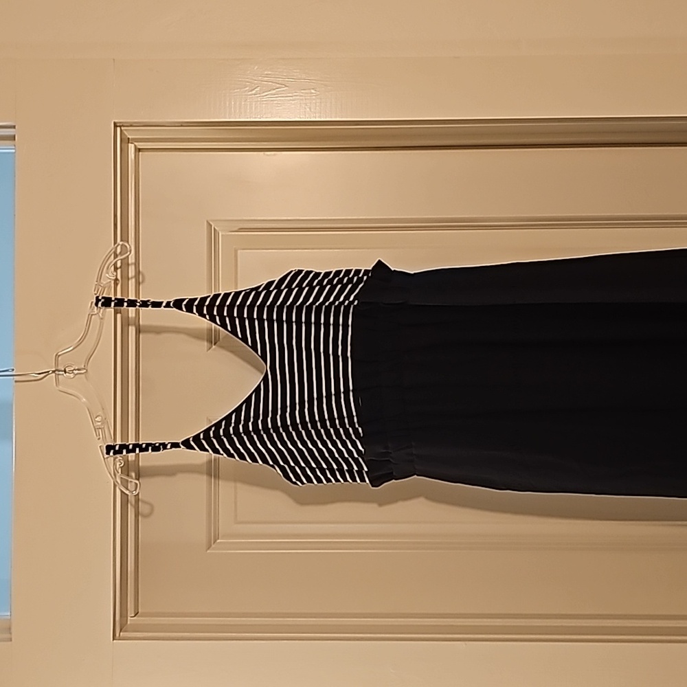 Black and White Maxi Dress